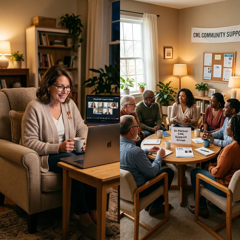 Comparing Online and In-Person CML Support Groups